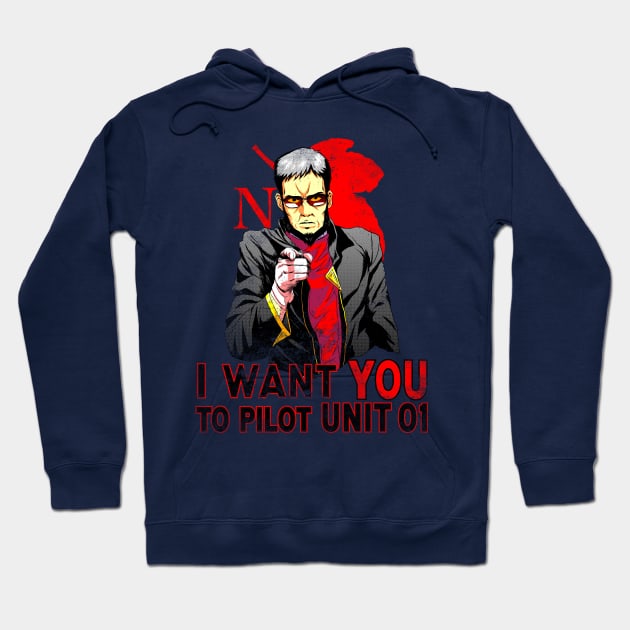 I want you to pilot unit 01 Hoodie by CoinboxTees